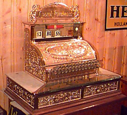 National brass Cash registers single